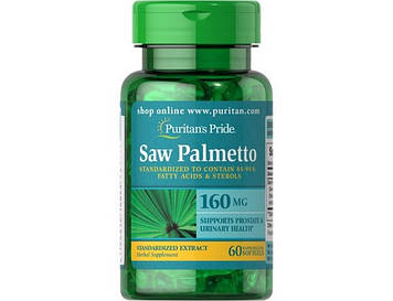 Saw Palmetto 160 mg (60 softgels) Puritan's Pride