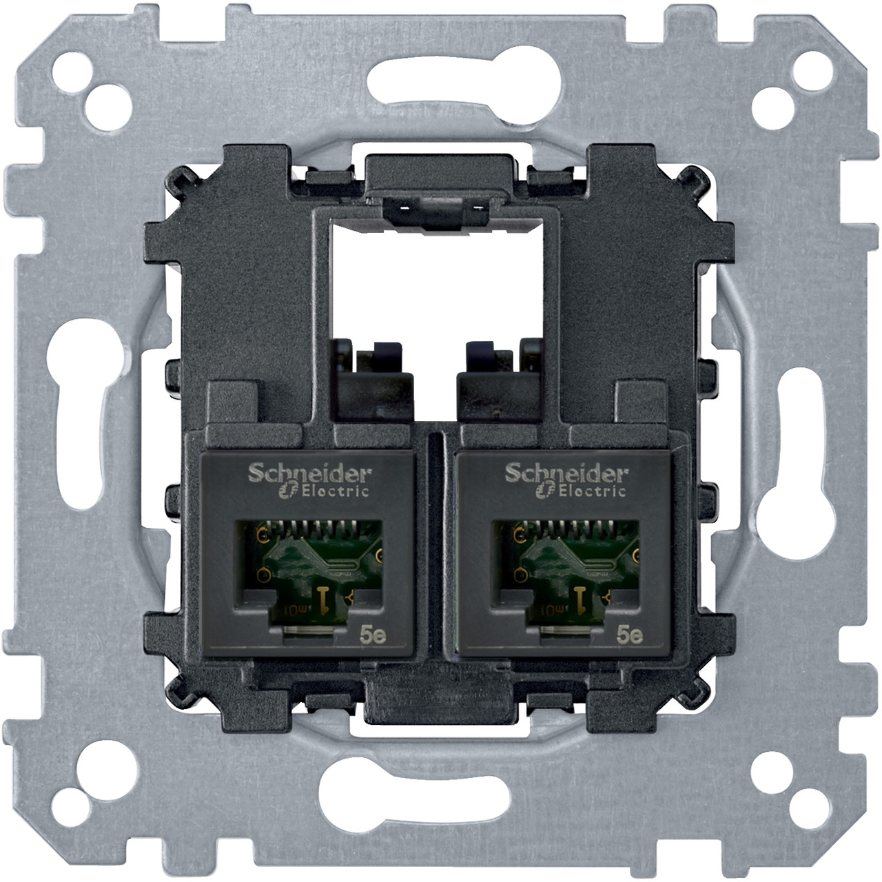 Механізм розетки 2хRJ45 5 категорія UTP Merten MTN4575-0002