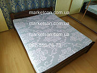 Сатинове простирадло наматрацник 160х200 на гумці