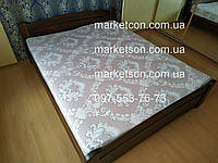 Сатинове простирадло наматрацник 160х200 на гумці