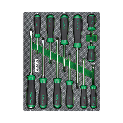 Набір викруток в ложементі 12ед. (тип В) TOPTUL GEB1203