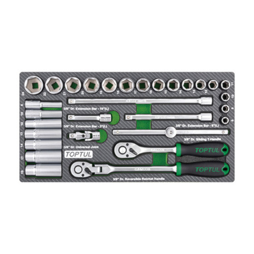 Професійний набір інструменту в ложементі 3/8" 30ед. (тип А) TOPTUL GEA3005
