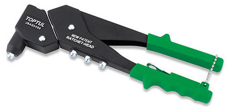 Заклепочник з поворотною головкою Pro-Series 2,4(3/32"), 3,2(1/8"), 4,0(5/32"), 4,8(3/16") TOPTUL JBAG2450, фото 1