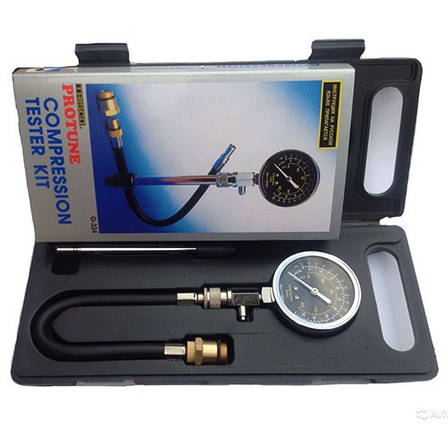Компрессометр бензиновий зі змінним наконечником TRISCO G-324 (універсальний, для бензинових двигунів), фото 2