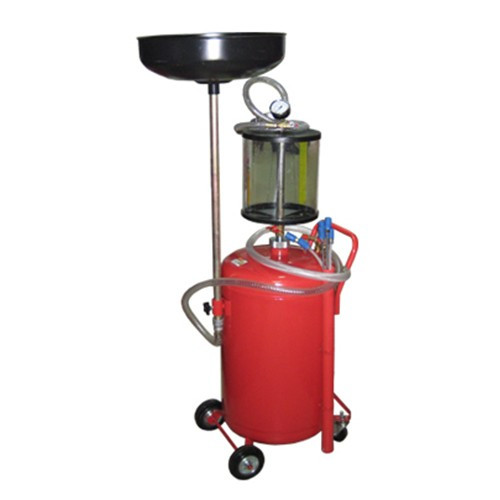 Установка для зливу і вакуумного відкачування масла з мірною колбою (80л.) G. I. KRAFT B8010KVS (для заміни