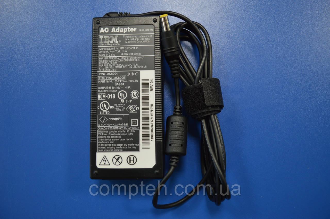 Блок живлення для ноутбуків IBM/Panasonic 16 V 4,5 A 72 W 5.5*2.5