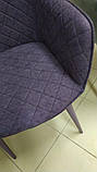 Крісло BAVARIA (Баварія) баклажан від Niсolas, тканина, фото 5