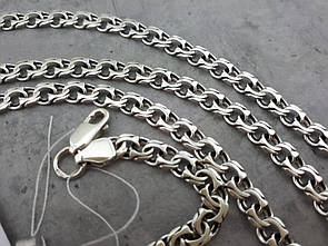 Срібний ланцюжок  цепочка Бісмарк 18 грам 60 см