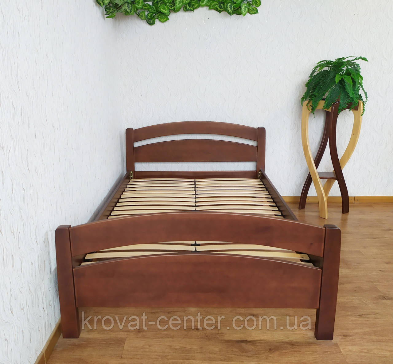 Полуторная кровать для спальни из массива натурального дерева "Марта" от производителя - фото 3 - id-p61295863