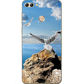 Чохол силіконовий з картинкою для Huawei Y9 2018 Небо