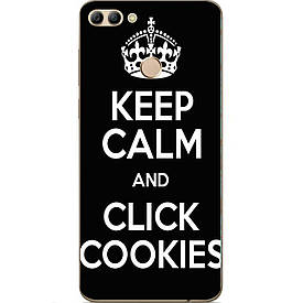 Чохол силіконовий з картинкою для Huawei Y9 2018 Зберігай спокій