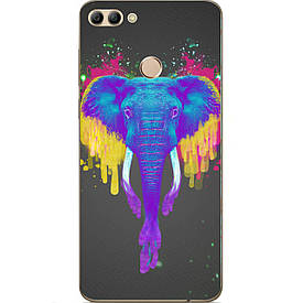 Чохол силіконовий з картинкою для Huawei Y9 2018 Слон