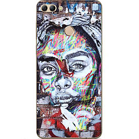 Чохол з картинкою силіконовий для Huawei Y9 2018 Вуличний арт