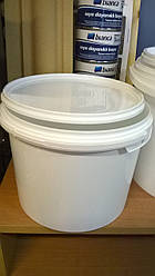 Відро біле з кришкою 5 л