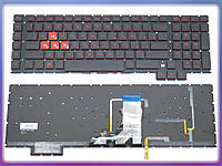 Клавиатура для HP OMEN 17-AN, 17-AN001CA, 17-AN008CA, 17-AN010CA, 17-AN020CA, 17-AN030C (RU Black Без Рамки с
