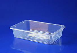 Лоток харчової прозорий Ал-Пластик №2 (3,8 л)