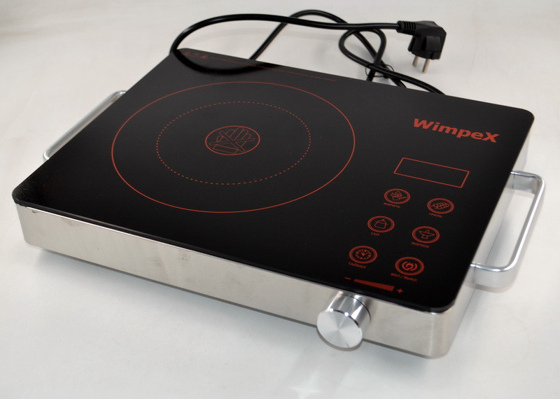 Настільна електрична інфрачервона плита WIMPEX WX1324 2000W з таймером