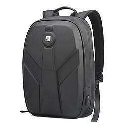 Дизайнерський вологозахищений 3D-рюкзак Arctic Hunter GB00321, для ноутбука 17", 23л Чорний 168PU