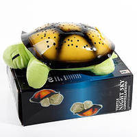 Нічник проєктор зоряного неба музична черепаха Music Turtle Night Light