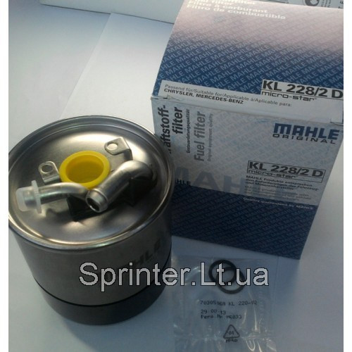 Фільтр паливний MB Sprinter 2.2-3.0CDI (+від. датчика води) (DODGE) KNECHT KL 228/2D