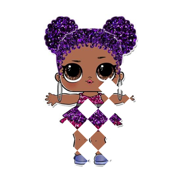 Шовкографія на лосини термо Лялька LOL