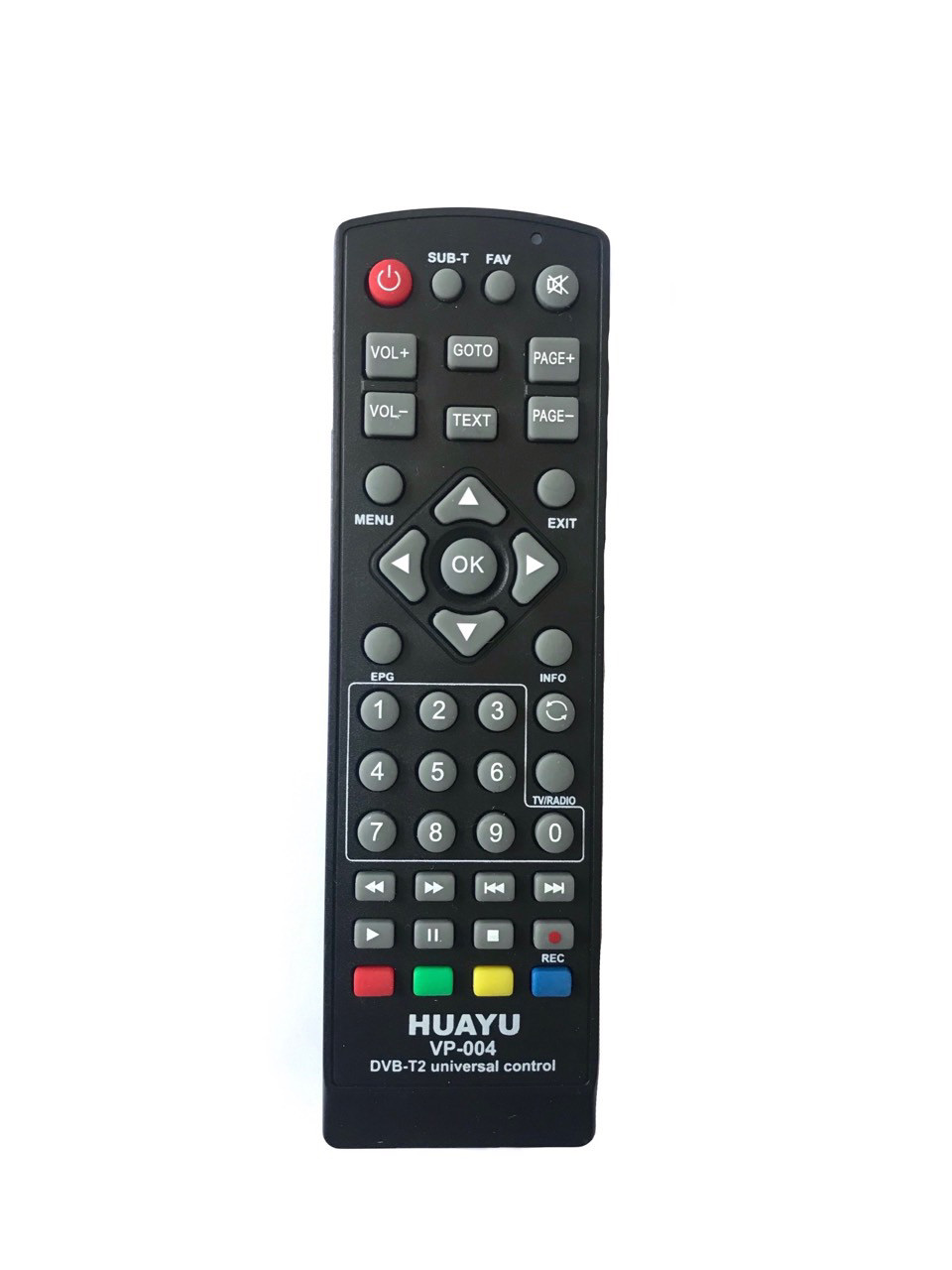 Пульт універсальний DVB-T2 HUAYU VP-004 (RM-D1258)