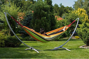 Гамак двомісний з каркасом WCG Помаранчевий XXL 220x160 см