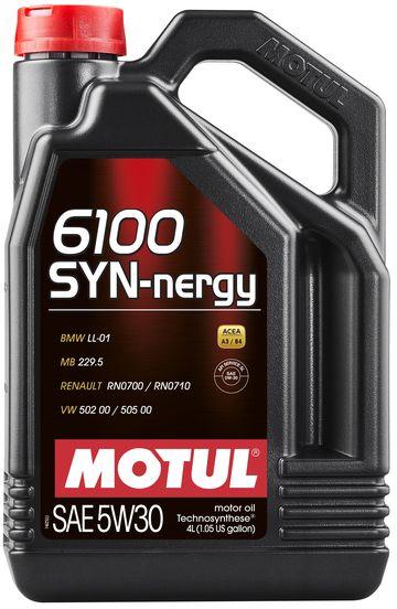 Олива моторна BMW LL-01, MB 229.5, RN0710, VW 502 00-50500 MOTUL 6100 SYN-NERGY SAE 5W30 (4L)
