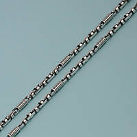 Ланцюжок срібний "Спіраль-2" литтєвий, 55 см, 4.5 мм