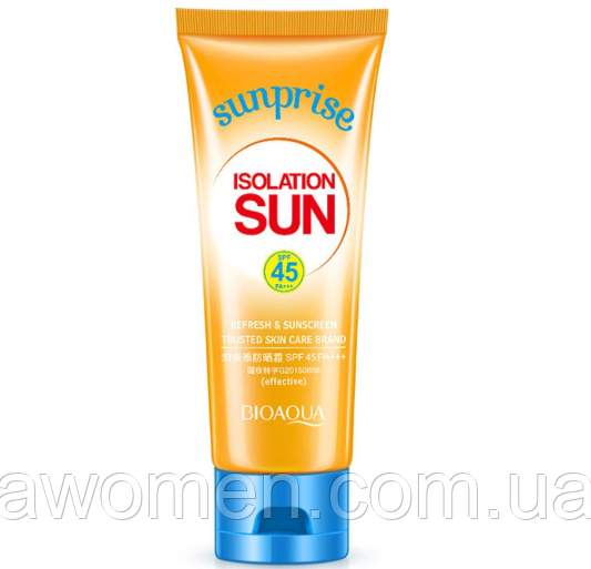 Захисний крем від сонця BioAqua Sun Screen 45+SPF PA+++ (80 g) без коробки