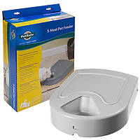 Автоматична годівниця для котів і собак з таймером на 5 порції PetSafe Eatwell, (39,37 см*31,24 см*8,64 см).