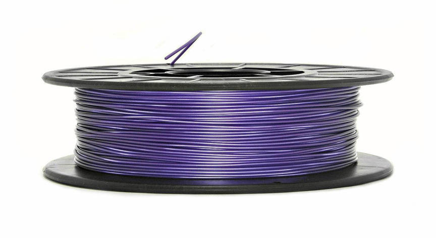 Нитка PLA (ПЛА) пластик для 3D-друку, Фіолетовий металік (1.75 мм/0.5 кг), фото 2