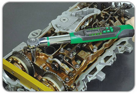 Динамометричний ключ електронний Toptul 6,8-135Нм 3/8" DT-135I3, фото 3