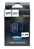 Защитное стекло Veron для Apple Watch 38мм Nano ser. UV Full Glue Ультра фиолет Прозрачное (123188)