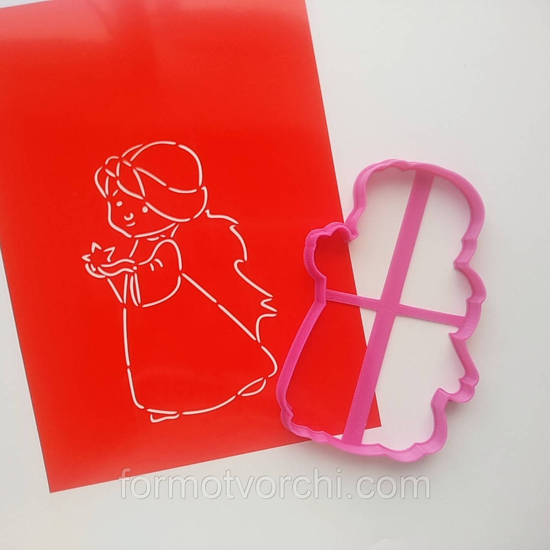 3D-формочки-вирубки для пряників "Ангел 15"