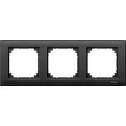 Рамка 3-постова Merten M-PLAN антрацит MTN486314