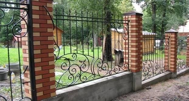 Кований забор, фото 1