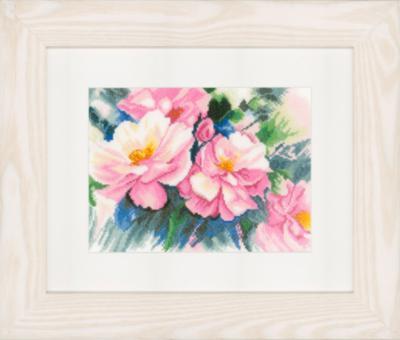 PN-0149996 Набір для вишивки хрестом LanArte Beautiful Roses "Красиві троянди"