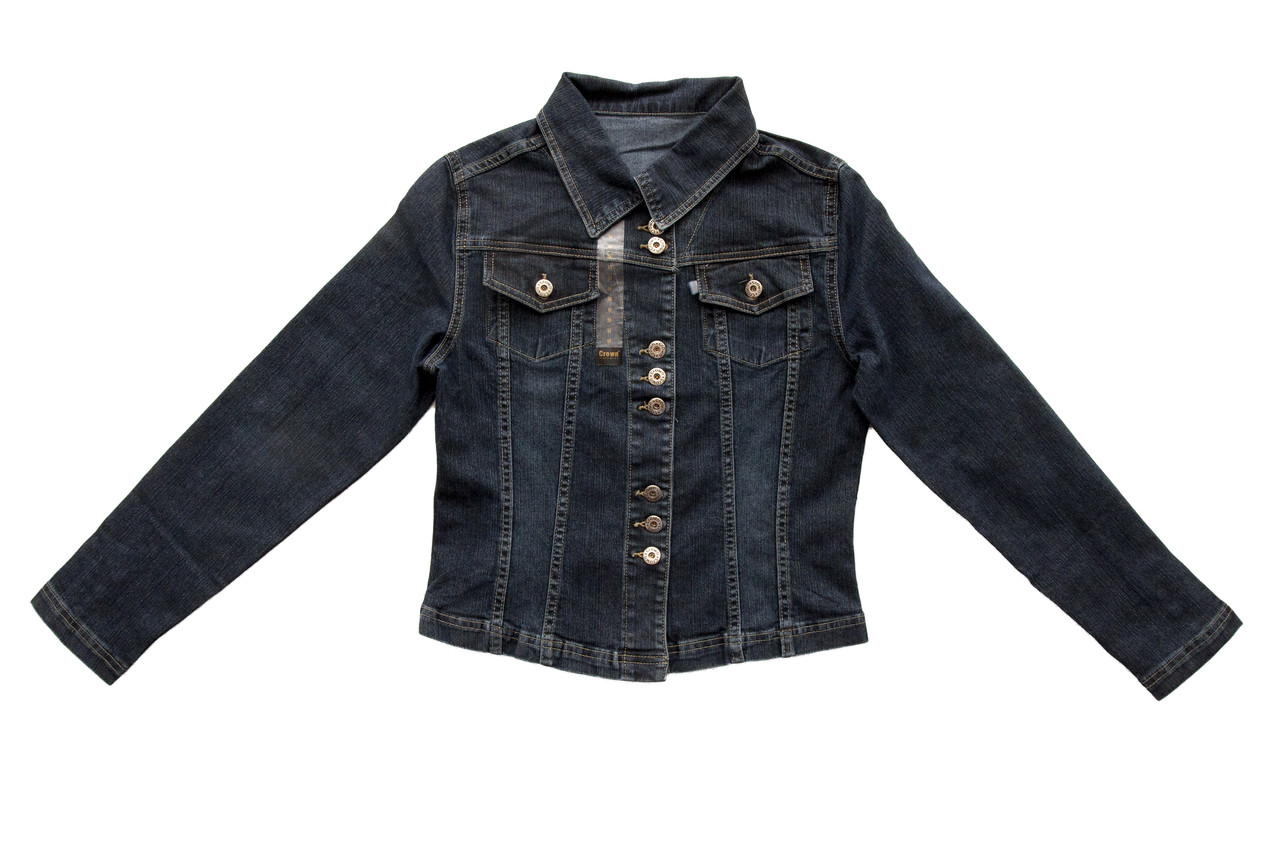 Жіноча джинсова куртка Crown Jeans модель 407 (BARBARA)