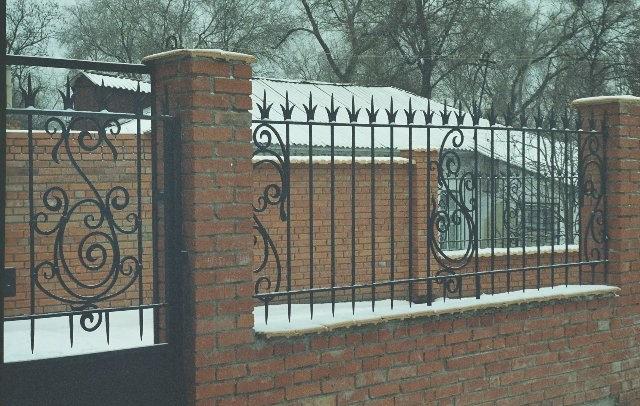 Кований забор, фото 1