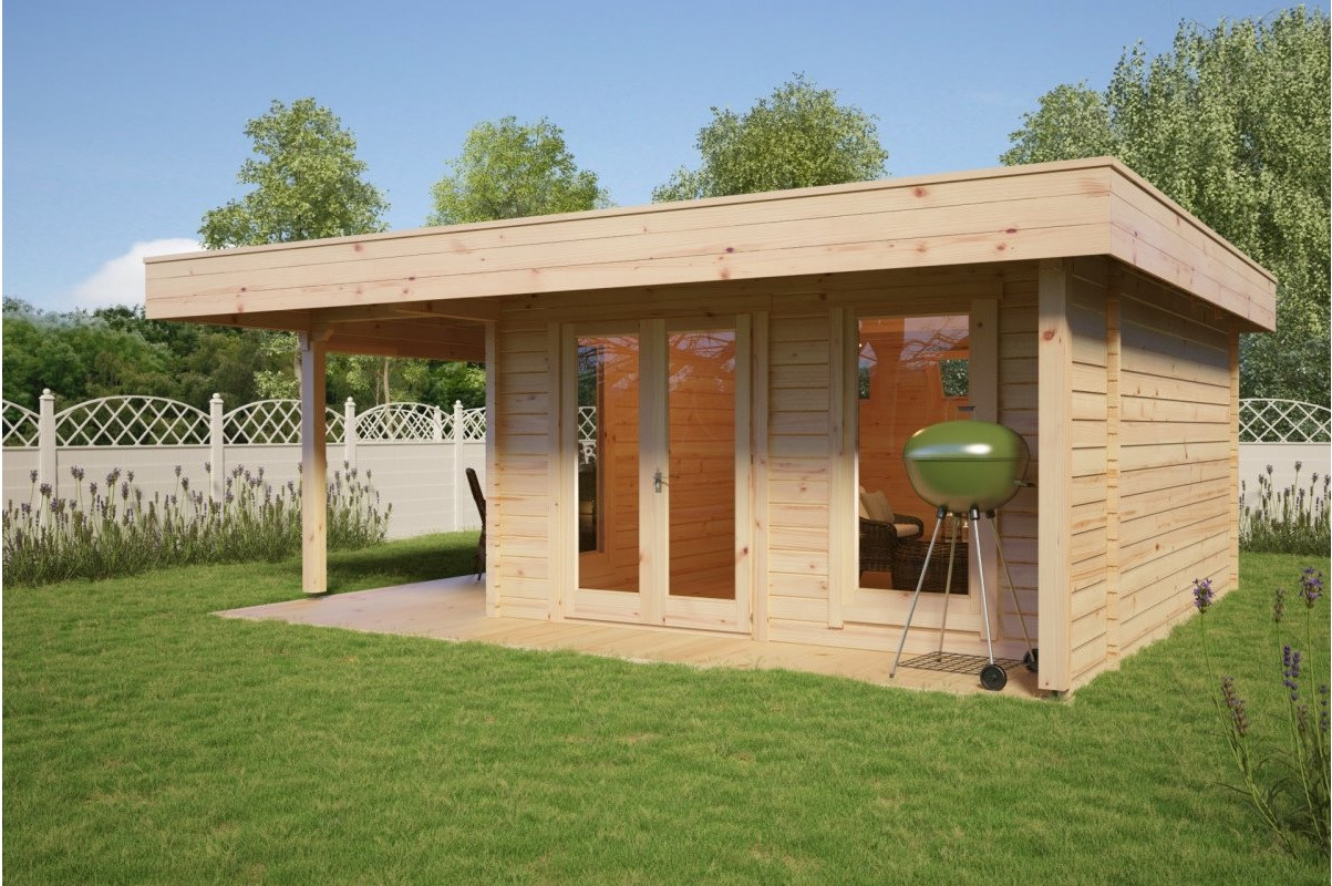 Альтанка дерев'яна з профільованого бруса 5х6