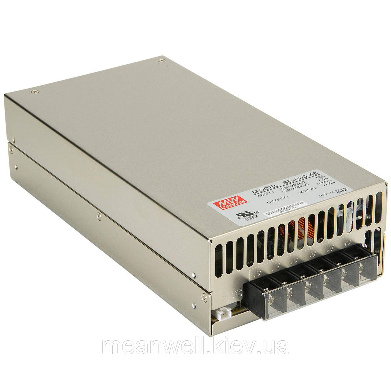 SE-600-27, Блок живлення Mean Well 599,4 вт, 27в, 22,2 А знятий з виробництва, заміна LRS-600-27