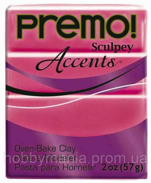 Полімерна глина Premo Accents 57 г, Рожевий Перламутровий, Премо Акцент, 5029 Magenta Pearl, Sculpey