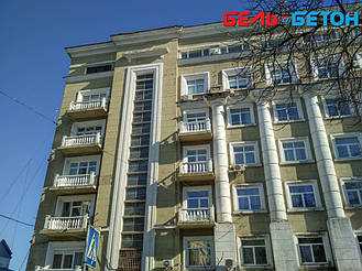 Новая балюстрада на балконе многоэтажного дома в Киеве с сохранением архитектурного стиля 25