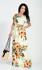 Літній довга сукня "Цвєтана" розміри 44-46, фото 3