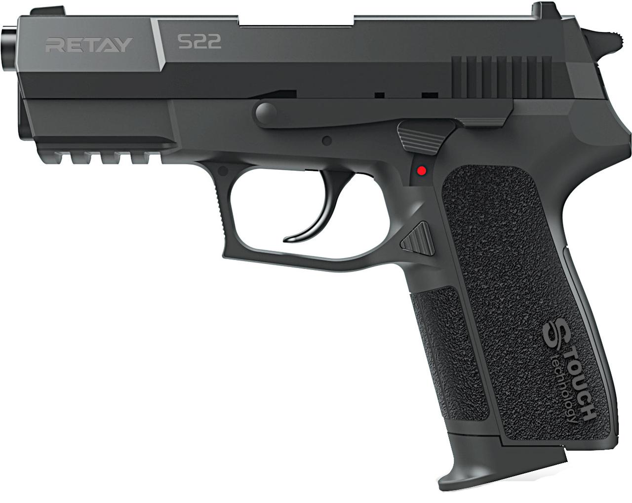 Пістолет стартовий Retay S22 кал. 9 мм. Колір- black.