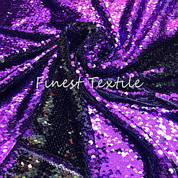 Паєтка Двостороння Фіолетовий Чорний