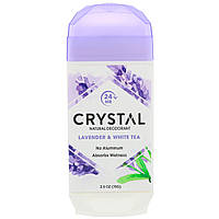 Натуральный дезодорант, лаванда и белый чай, Crystal Body Deodorant, 70 г