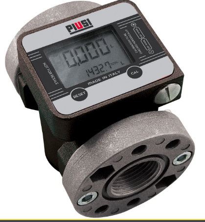 Електронний лічильник витратомір K-600/3 ( до 100 л/хв) (похибка 0,5%) для дизельного палива і масла