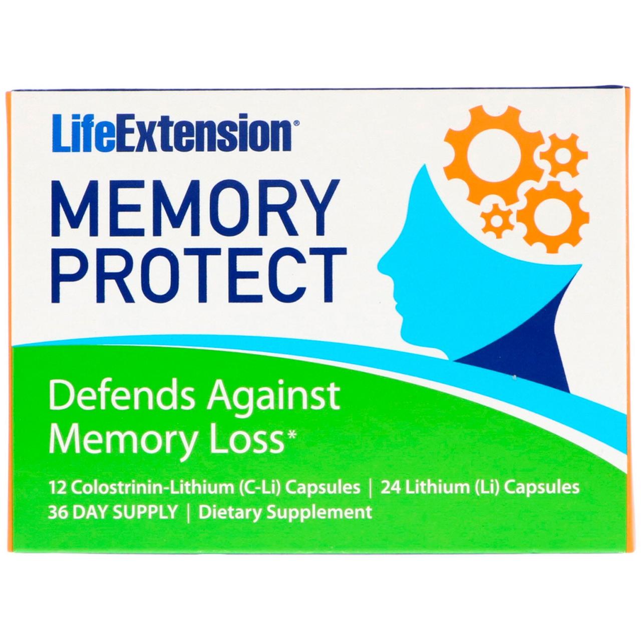 Захист пам'яті, Life Extension, 36 капсул
